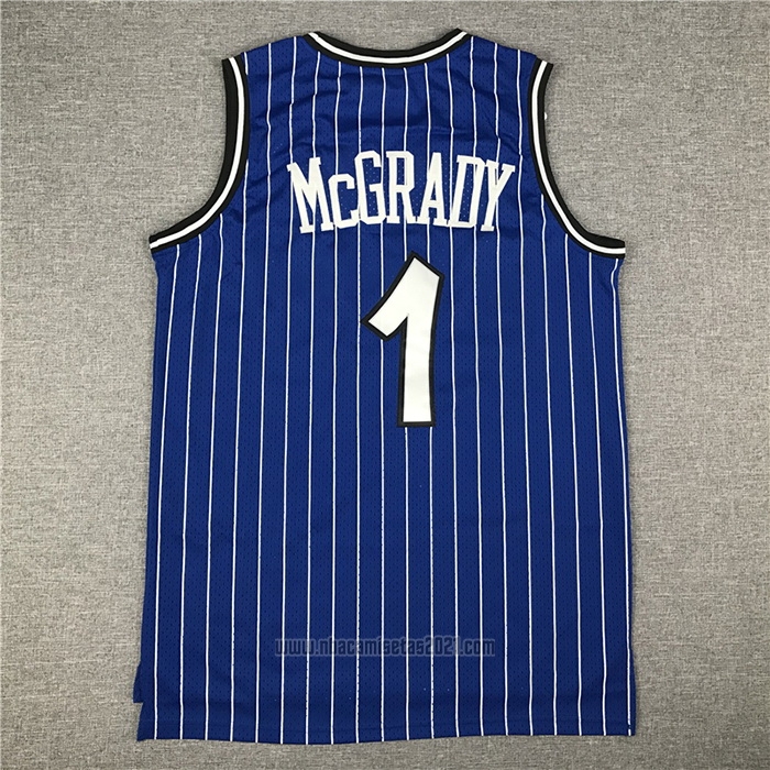 Camiseta Orlando Magic Tracy McGrady #1 Mitchell & Ness 2003-04 Azul